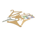 Custom ECO-friendly Paper Recyclable Cardboard Hangers fancy clothes/ scarf hanger